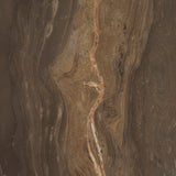 Mercana Allyson 32" Round Dark Brown wood w/ Cappuccino Marble Top Bistro Table