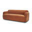 Mercana Saga Stonewashed Rust Chenille Fabric 3 Seater Sofa