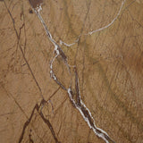 Mercana Matteo Solid Rainforest Rust Marble Rectangular Coffee Table