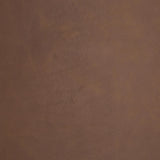 Mercana Parker Brown Leather Seat Gold Metal Frame Dining Chair