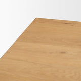 Mercana Belford 94" Light Brown Oak Wood Media Console