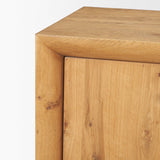 Mercana Belford 94" Light Brown Oak Wood Media Console