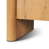 Mercana Belford 94" Light Brown Oak Wood Media Console