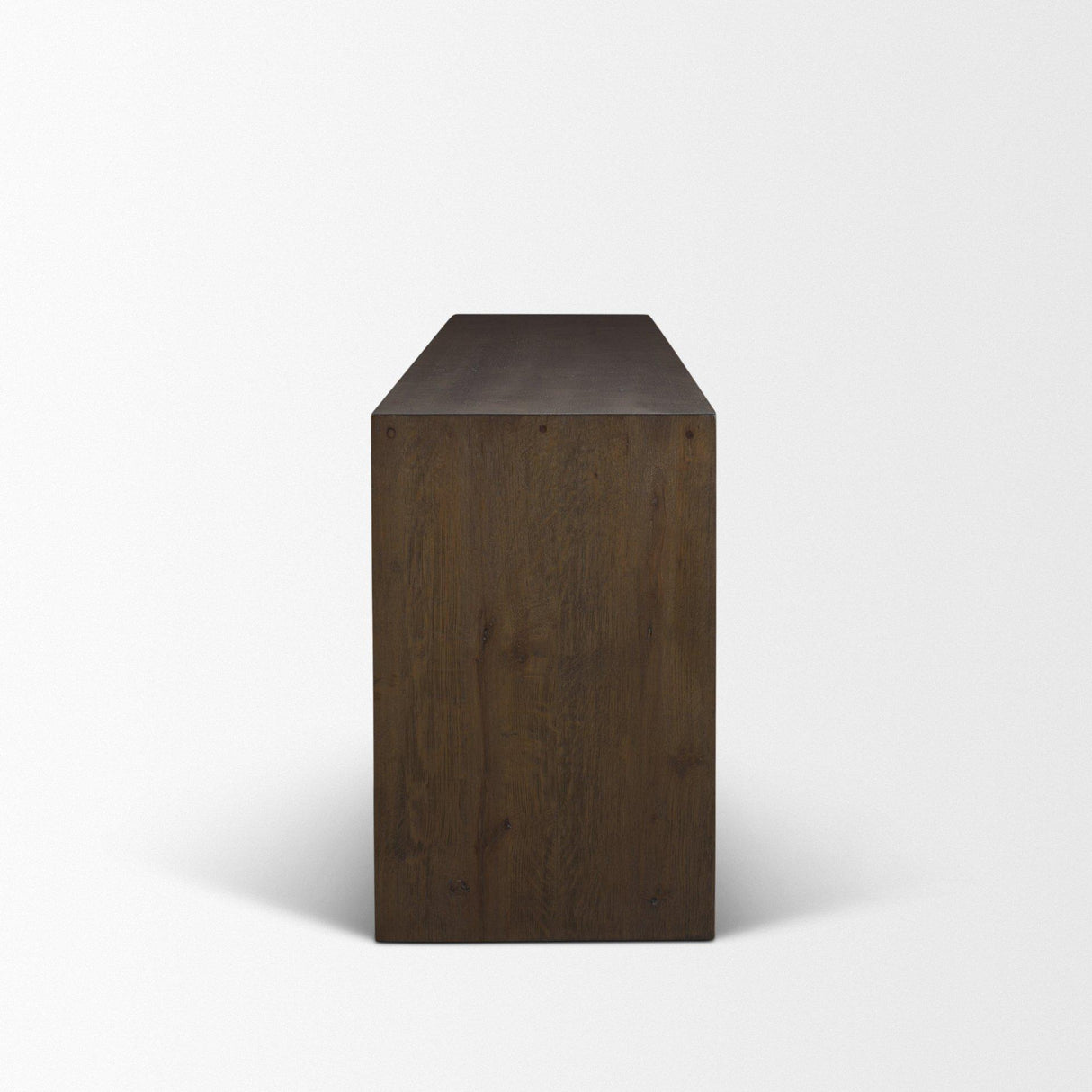 Mercana Belford 72" Dark Brown Oak Wood Console Table