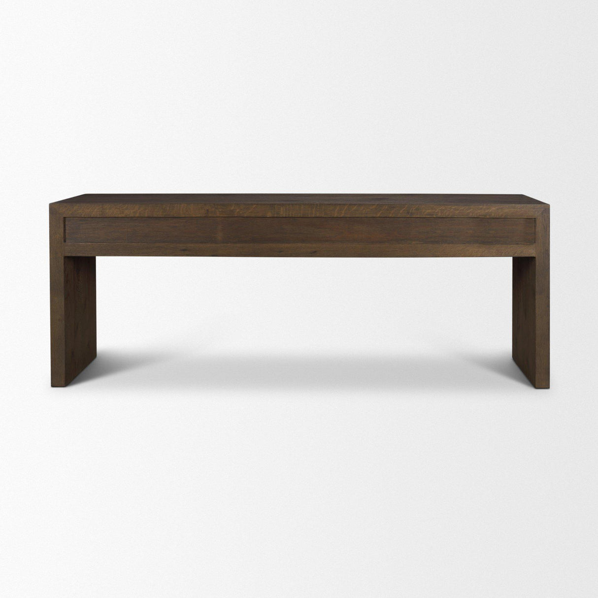 Mercana Belford 72" Dark Brown Oak Wood Console Table