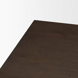 Mercana Belford 72" Dark Brown Oak Wood Console Table