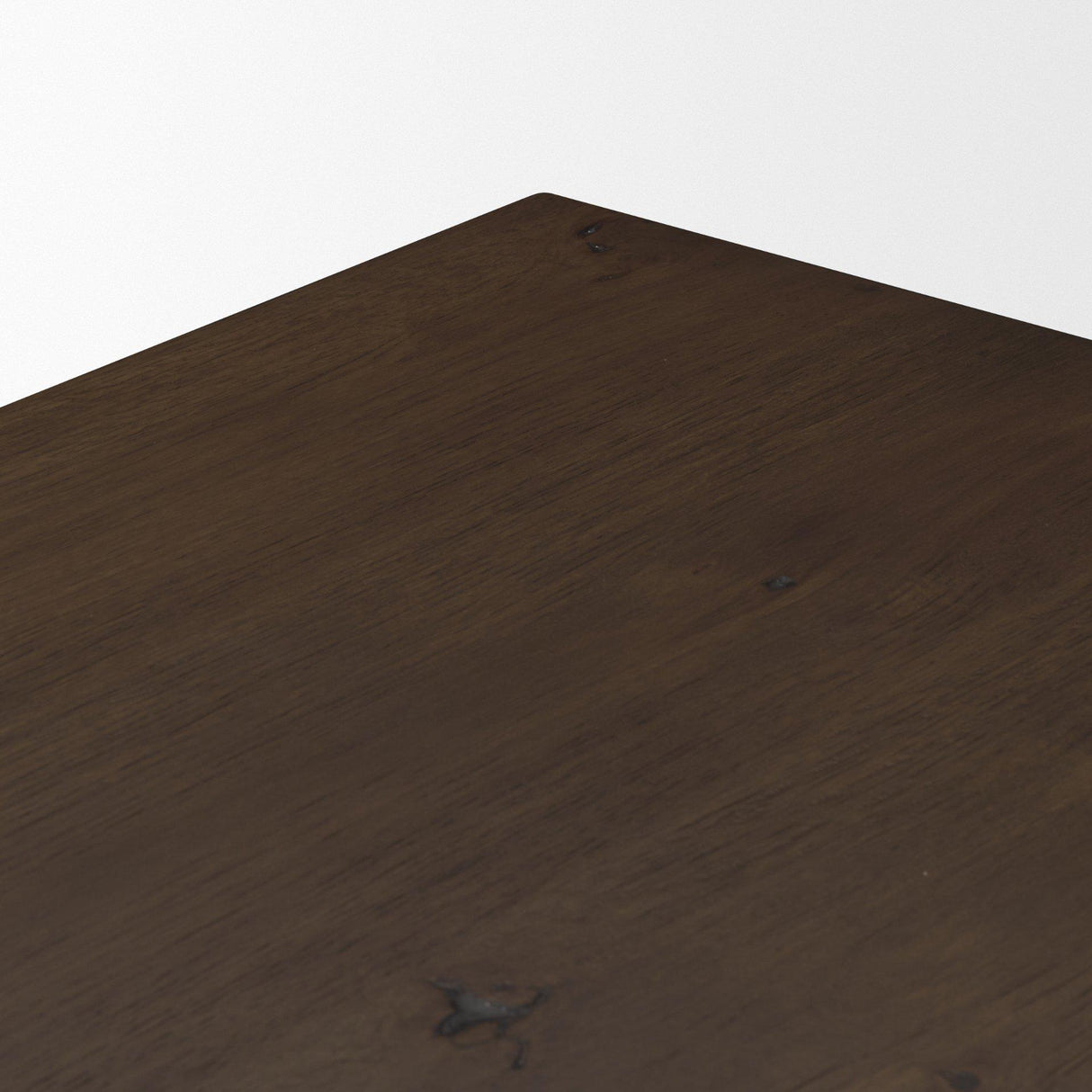 Mercana Belford 3-Drawer Dark Brown Oak Wood Closed Nightstand