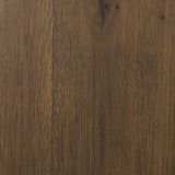 Mercana Belford 3-Drawer Dark Brown Oak Wood Closed Nightstand