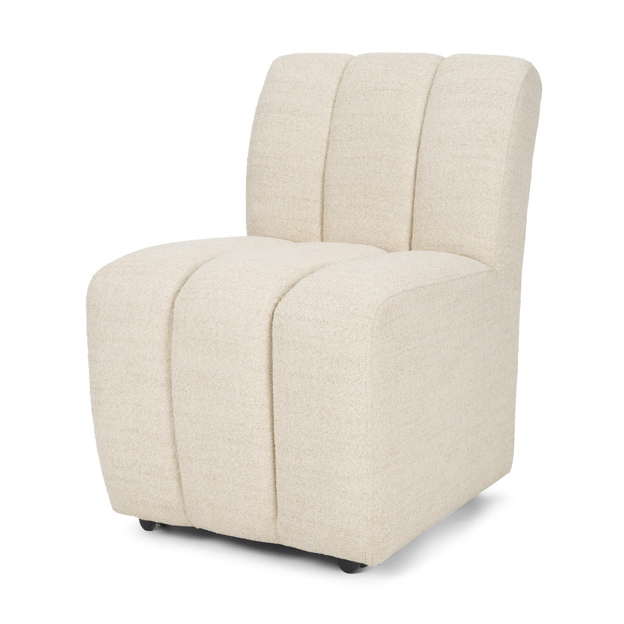 Mercana Wilkins Beige Performance Fabric Upholstered Dining Chair