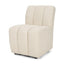 Mercana Wilkins Beige Performance Fabric Upholstered Dining Chair