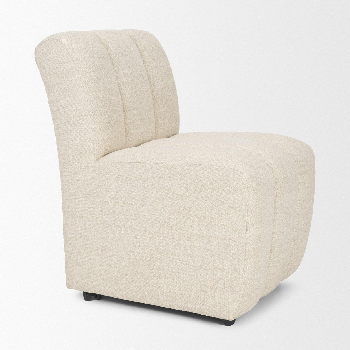 Mercana Wilkins Beige Performance Fabric Upholstered Dining Chair