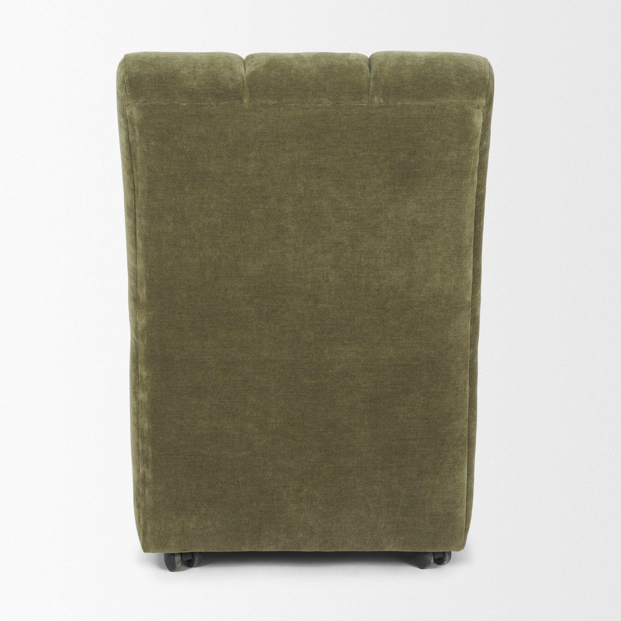 Mercana Wilkins Moss Olive Fabric Upholstered Dining Chair