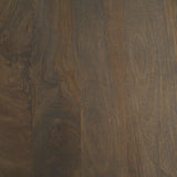 Mercana Bondi 42" Dark Brown Wood w/ Paper Rope Shelf Square Coffee Table