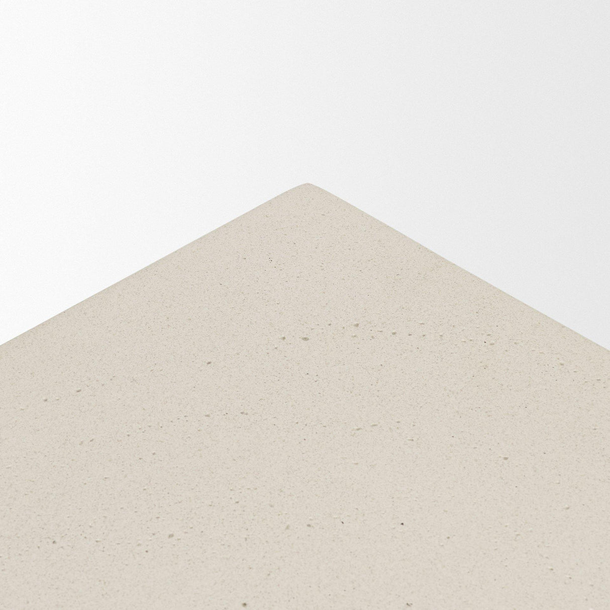 Mercana Bunda Square Sculptural Stone Finish Accent Table