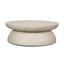 Mercana Mesa 48" Round Stone Finish Coffee Table