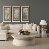Mercana Mesa 48" Round Stone Finish Coffee Table