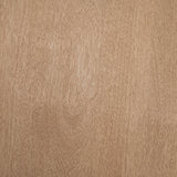 Mercana Trellyn Light Brown Solid Wood Carved Woven Desk