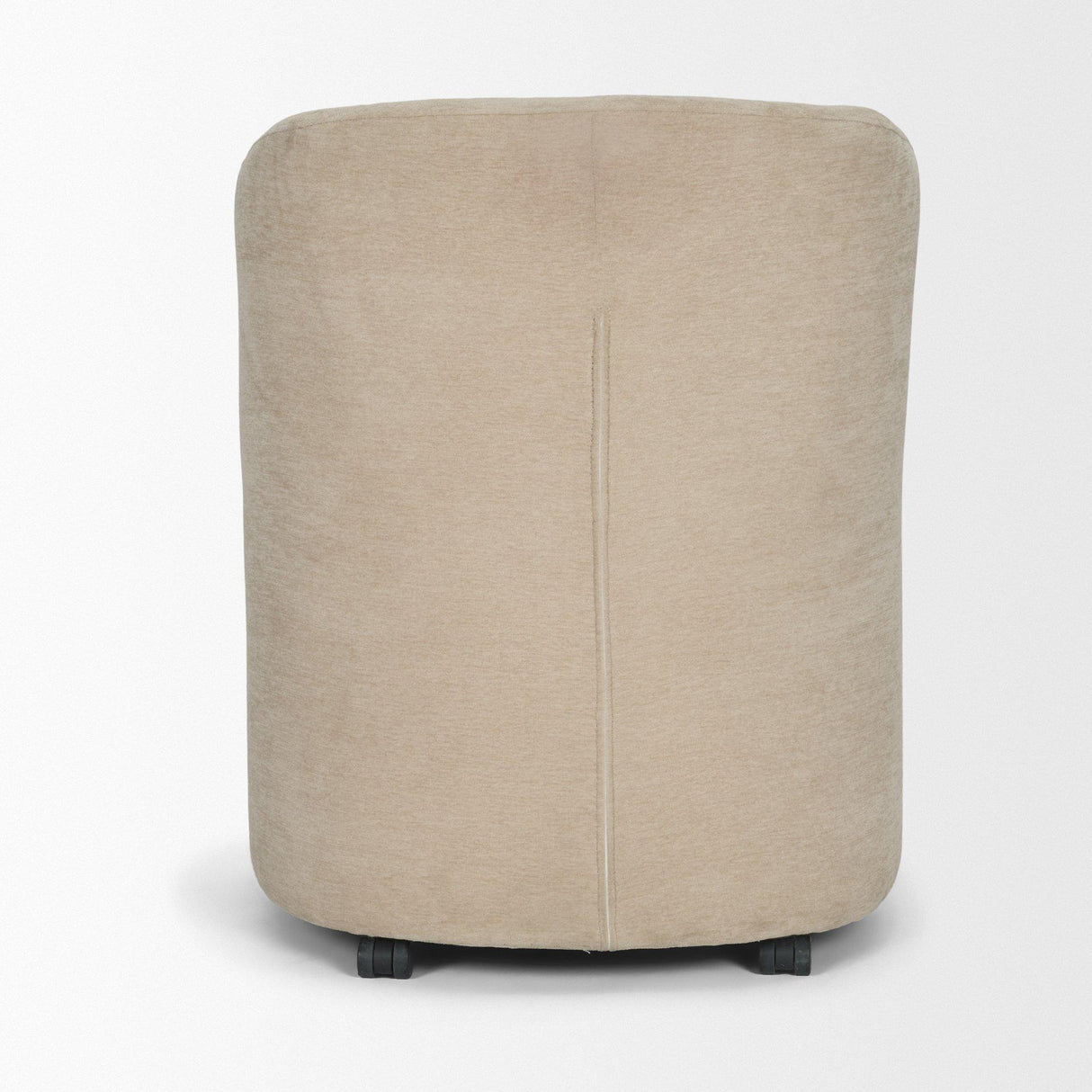 Mercana Sondra Beige Performance Fabric Upholstered Club Dining Chair
