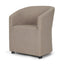 Mercana Sondra Gray Performance Fabric Upholstered Club Dining Chair
