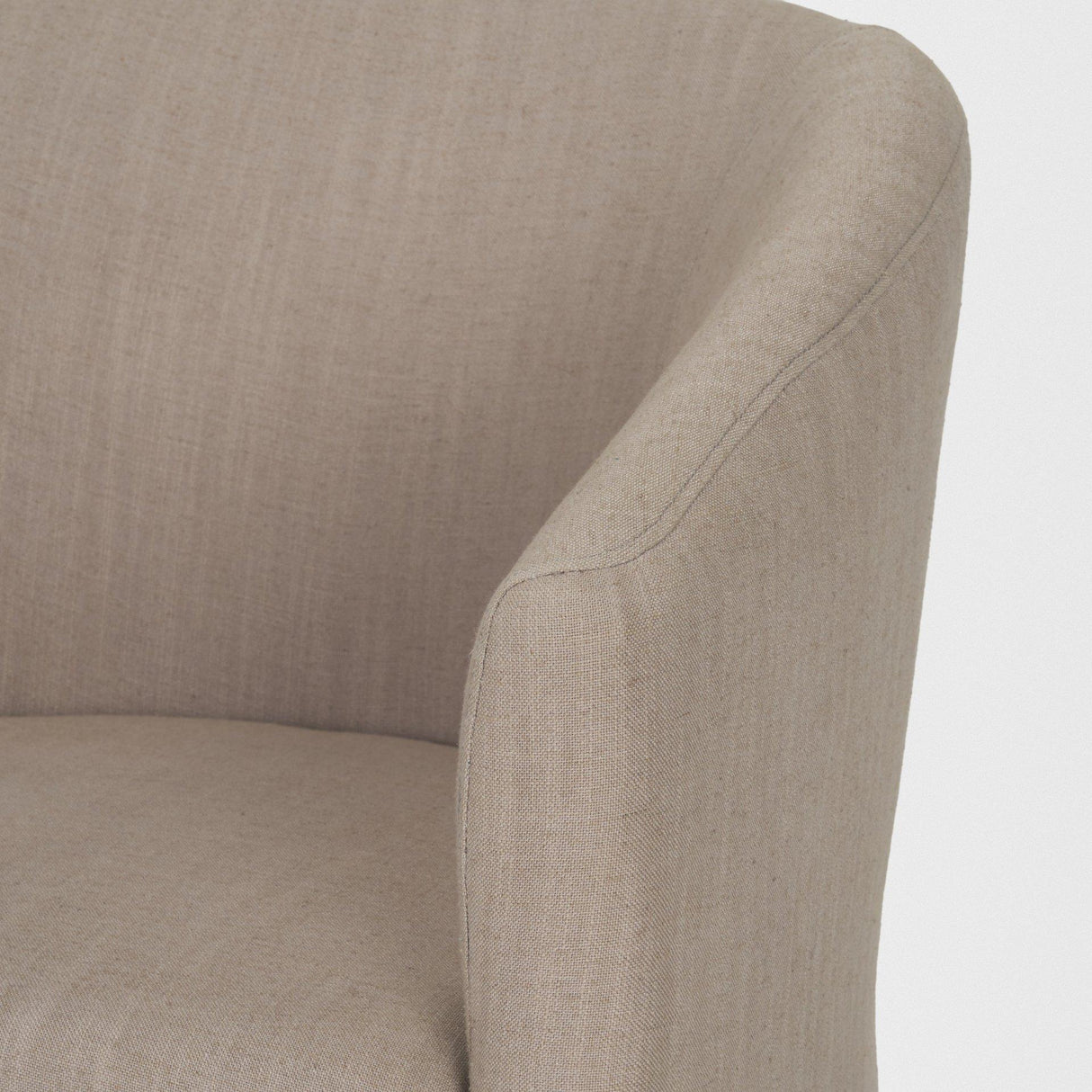 Mercana Sondra Gray Performance Fabric Upholstered Club Dining Chair