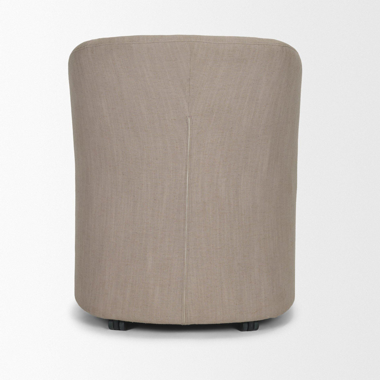 Mercana Sondra Gray Performance Fabric Upholstered Club Dining Chair