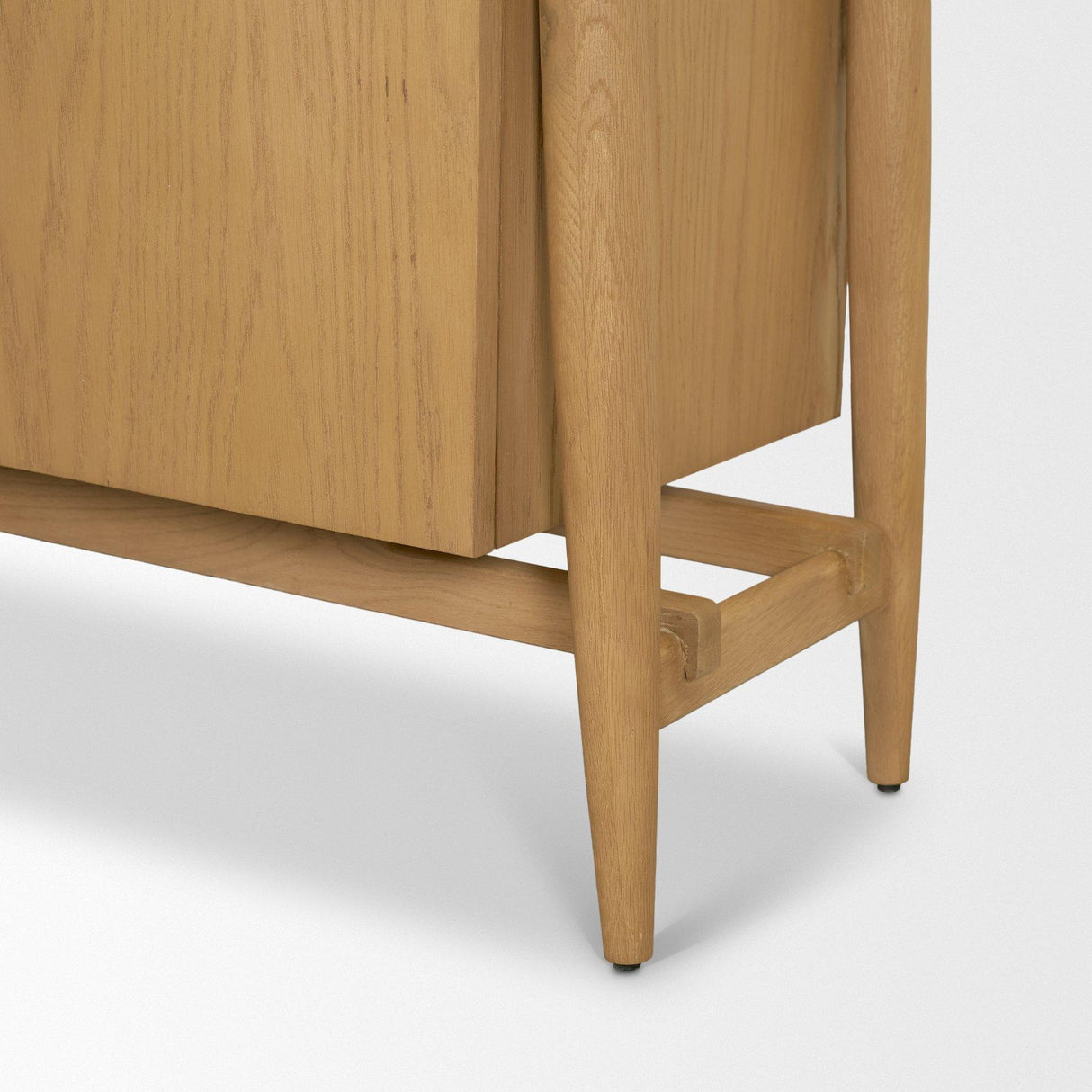 Mercana Hollis Warm Brown Wood 4-Door Closed Sideboard