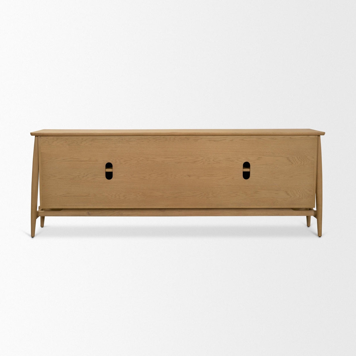 Mercana Hollis Warm Brown Wood 4-Door Closed Sideboard