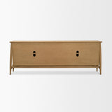 Mercana Hollis Warm Brown Wood 4-Door Closed Sideboard