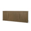 Mercana Alden Medium Brown Wood 4-Door Closed Sideboard