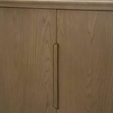 Mercana Alden Medium Brown Wood 4-Door Closed Sideboard