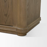 Mercana Alden Medium Brown Wood 4-Door Closed Sideboard