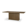 Mercana Alden 84" Rectangular Medium Brown Wood Dining Table