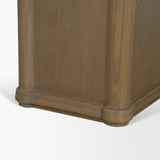 Mercana Alden 84" Rectangular Medium Brown Wood Dining Table