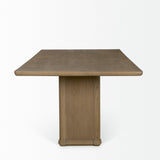 Mercana Alden 84" Rectangular Medium Brown Wood Dining Table