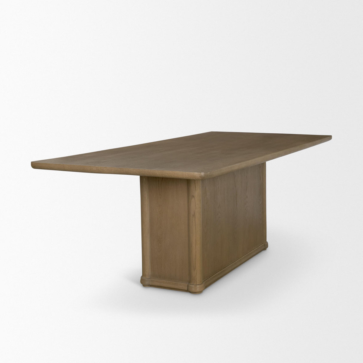 Mercana Alden 84" Rectangular Medium Brown Wood Dining Table