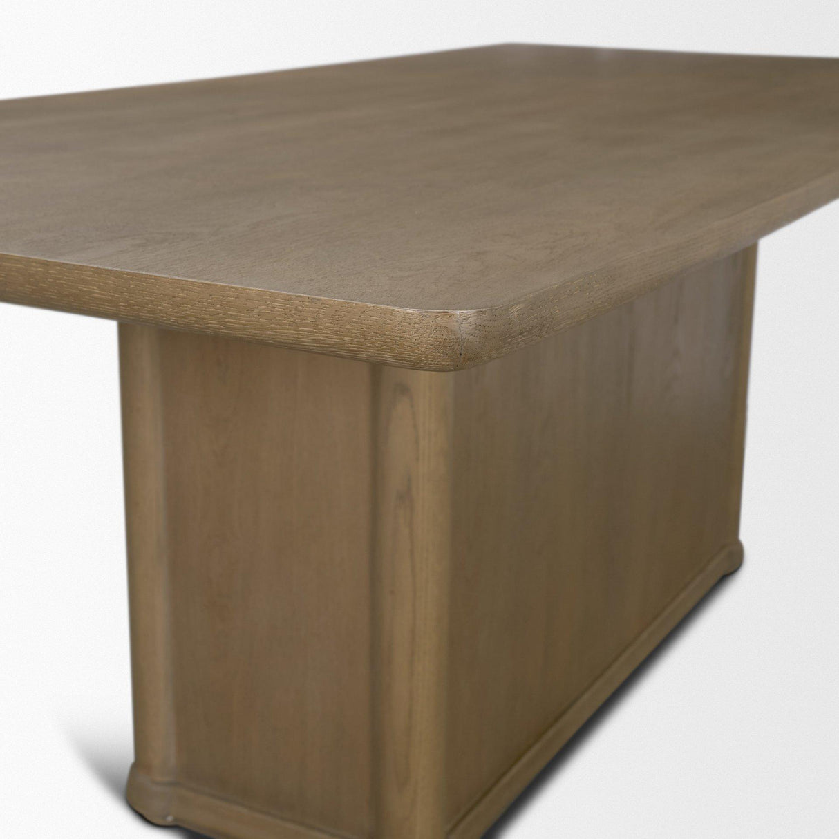 Mercana Alden 84" Rectangular Medium Brown Wood Dining Table