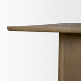 Mercana Alden 84" Rectangular Medium Brown Wood Dining Table