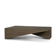 Mercana West Mid-Brown Oak Wood Rectangular Coffee Table