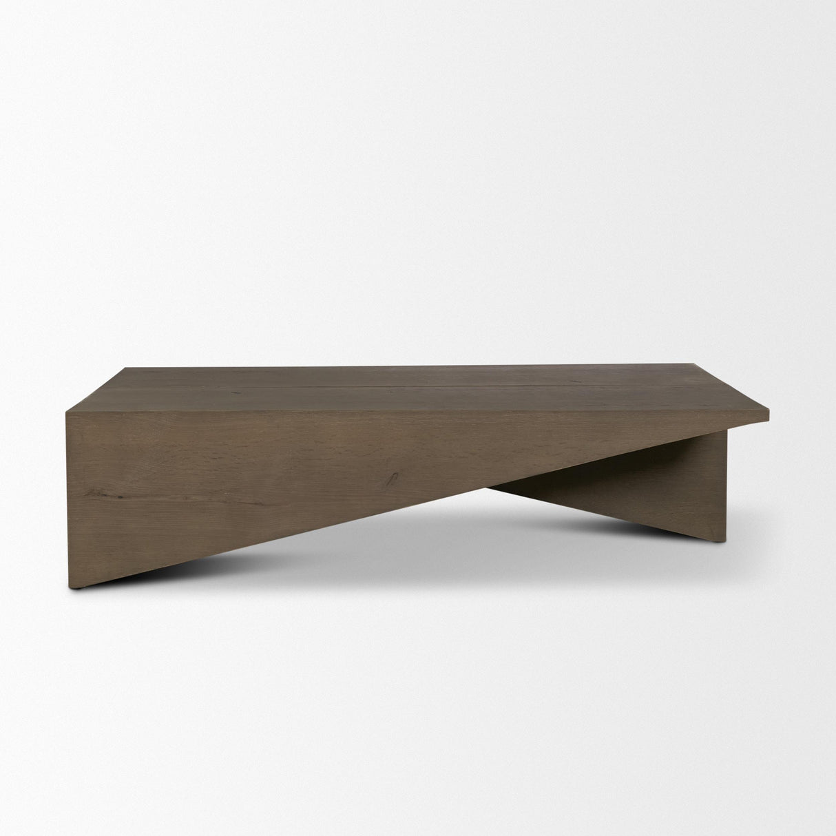 Mercana West Mid-Brown Oak Wood Rectangular Coffee Table