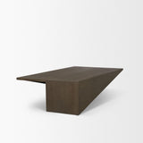 Mercana West Mid-Brown Oak Wood Rectangular Coffee Table
