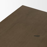 Mercana West Mid-Brown Oak Wood Rectangular Coffee Table