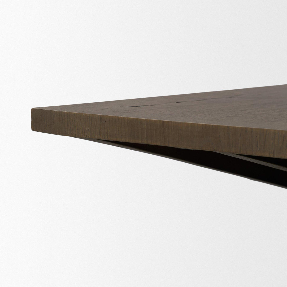 Mercana West Mid-Brown Oak Wood Rectangular Coffee Table