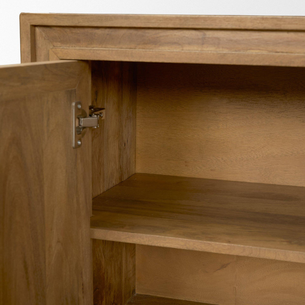 Mercana Notts Brown Wood 4-Door Closed Sideboard