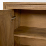 Mercana Notts Brown Wood 4-Door Closed Sideboard