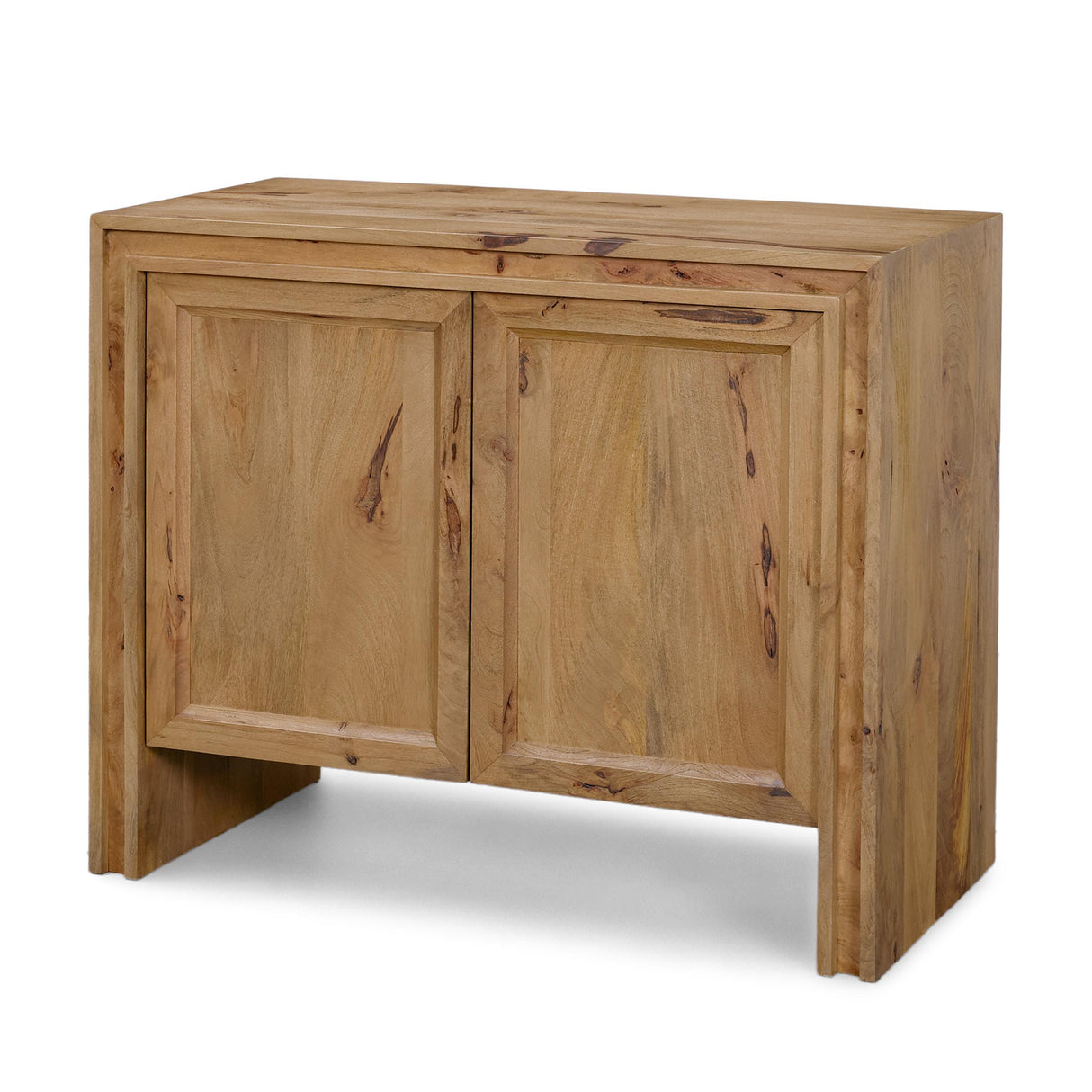 Mercana Notts Brown Wood 2-Door Accent Cabinet