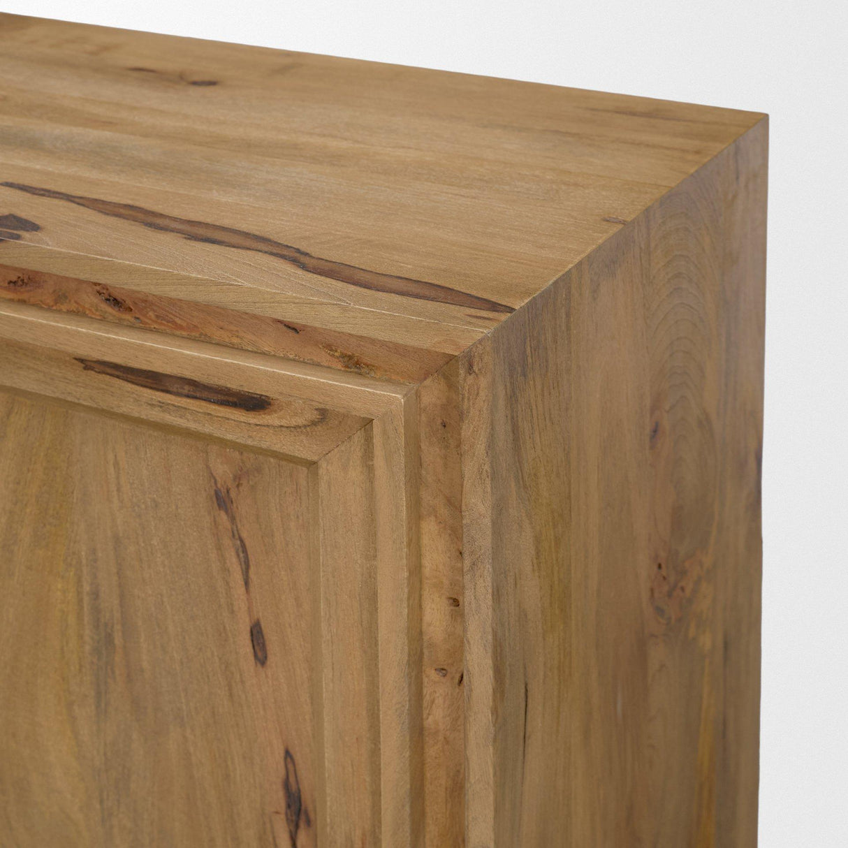 Mercana Notts Brown Wood 2-Door Accent Cabinet