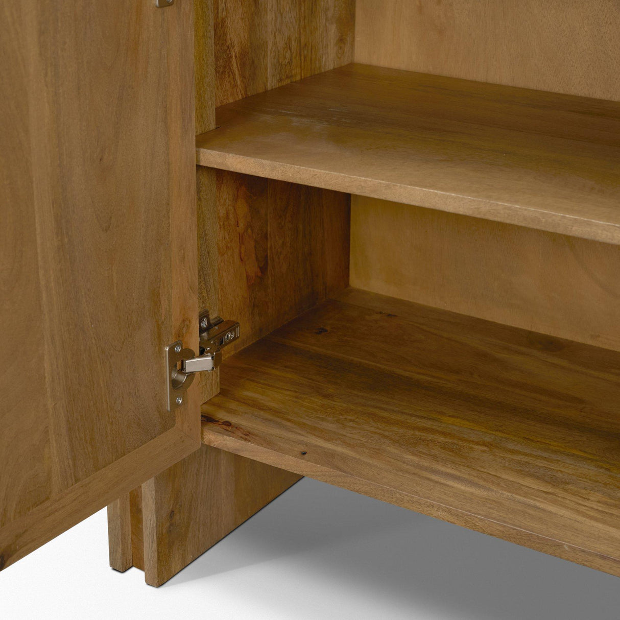 Mercana Notts Brown Wood 2-Door Accent Cabinet