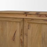 Mercana Notts Brown Wood 2-Door Accent Cabinet