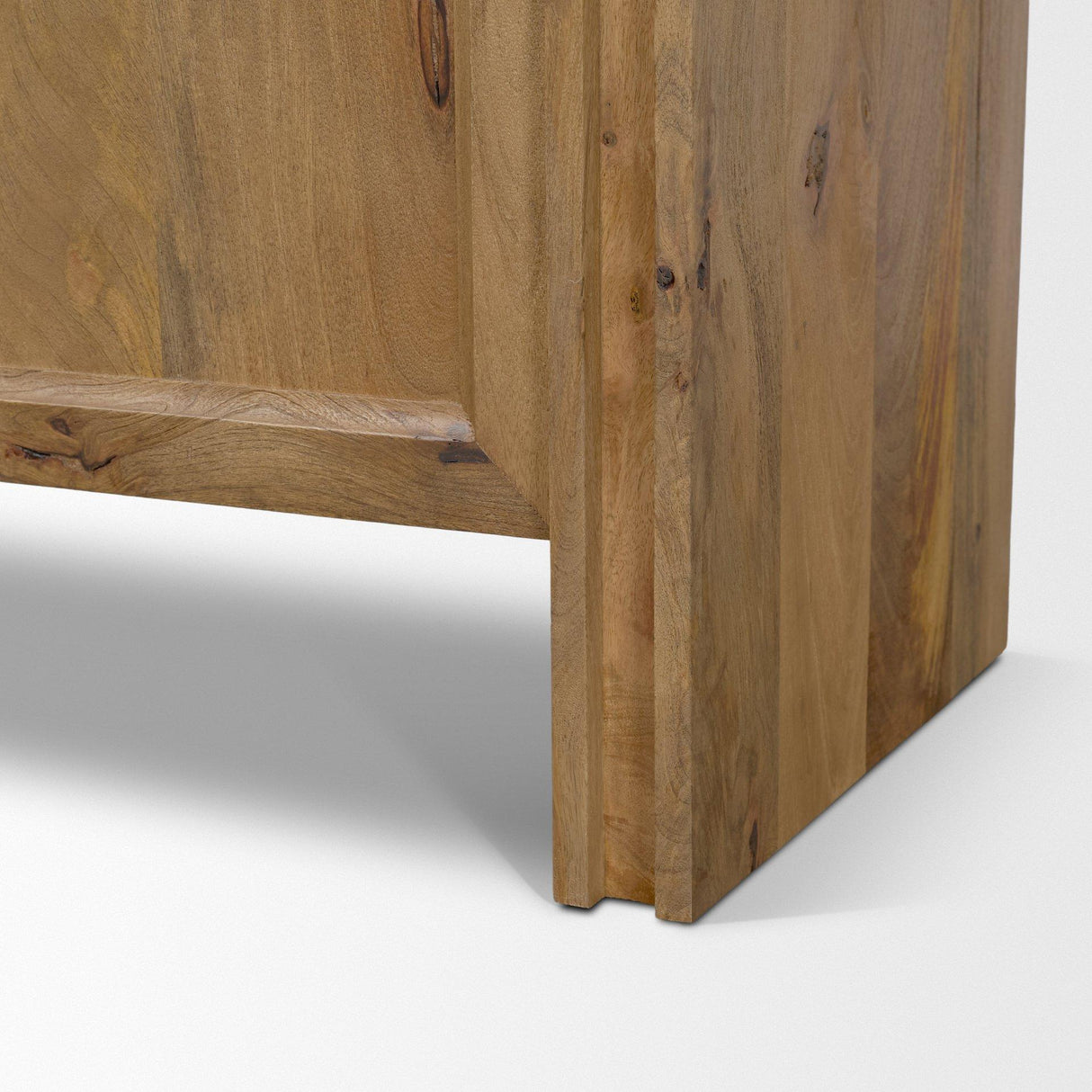 Mercana Notts Brown Wood 2-Door Accent Cabinet