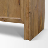 Mercana Notts Brown Wood 2-Door Accent Cabinet